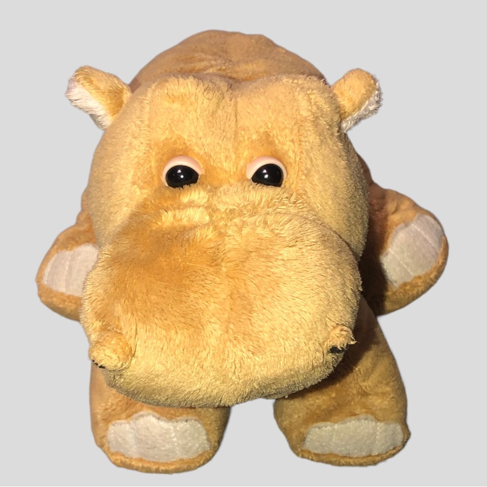Ganz Webkinz Plush Mud Hippo Stuffed HIppopotamus Animal Toy 10"
